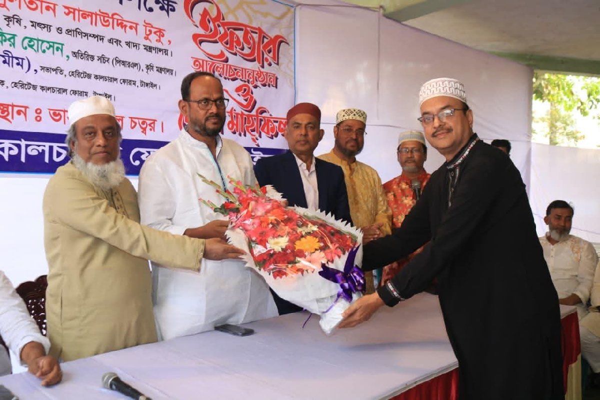 হ্যারিটেজ কালচার ফোরামের সঙ্গে মতবিনিময় সভায় প্রতিমন্ত্রী সুলতান সালাউদ্দিন টুকু এমপি